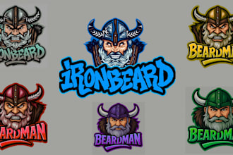 do gaming mascot  design awesome logo for sports team  events