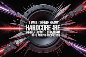 create heavy hardcore and mental music with crushing riffs and pro production
