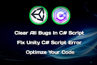 fix unity csharp script errors and be your unity script writer