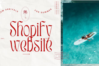 create a one product branded shopify store, redesign, ecommerce store