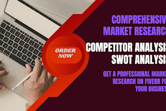 do comprehensive market research swot analysis competitor analysis