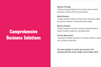 analyze and optimize your business processes for better performance