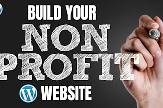 build non profit charity fundraising website ngo donation 501c3 website ai agent