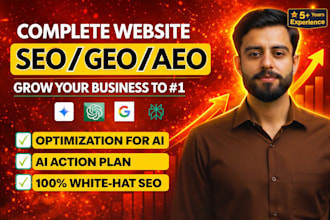 do monthly SEO, GEO and aeo optimization to boost google and ai search rankings
