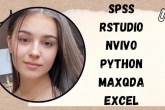 do statistical analysis with reports using r, python excel, or spss