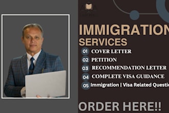 draft immigration cover letter, petition for eb2 niw, eb1, eb2, e2,l1,f1,o1 visa