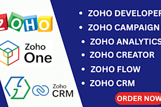 setup zoho one, zoho site, zoho creator, zoho developer, zoho crm, zoho books