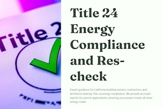 do title 24 for energy compliance certificate in california
