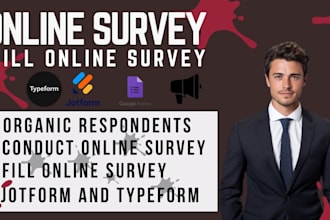 conduct online survey and recruit 1000 targeted respondent to fill online survey
