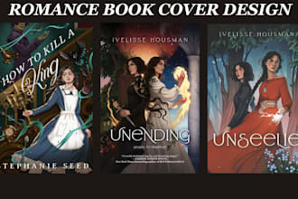 illustrate romance book cover sport romance dark dystopian  contemporary ebook