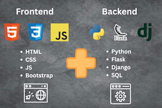 build or rebuild your website as a full stack developer