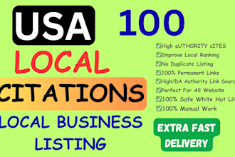 100 best USA local citations