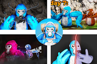 make you an amazing, high quality gorilla tag thumbnail for your youtube video