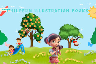 create children story book illustrations and ai covers
