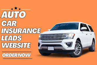 generate auto car insurance leads build insurance landing page home insurance