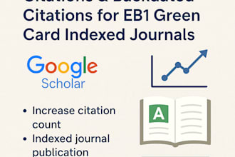 do google scholar citations backdated citation for eb1 greencard indexed journal