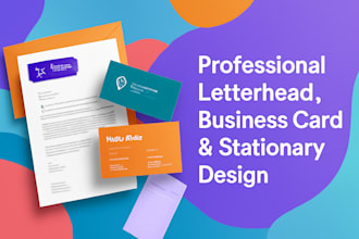 design letterhead business card logo branding stationary