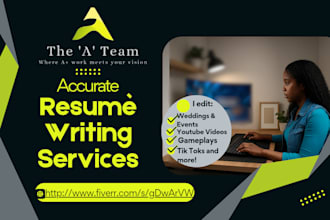 write your formal resume