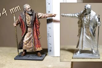 model 3d print and paint warhammer 40k mini miniature painting figure sigmar dnd