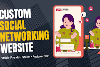 create a responsive social networking website