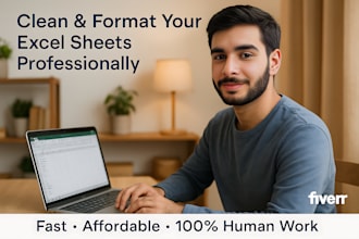 clean up format and structure your excel data professionally