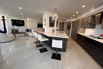create interior space planning  withfurniture layout