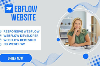 build responsive webflow, redesign webflow, develop webflow, fix webflow website