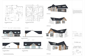 do house extensions, conversions, floor plans and building regulation drawings