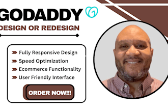 build godaddy ecommerce website redesign godaddy and design website development