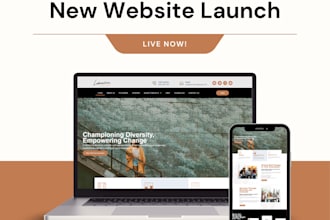 design an elegant, scroll animated personal or business website