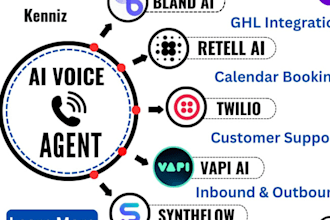 develop ai calling agent, voice ai bot, ai sales agent, inbound ai call, vapi ai