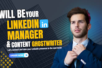 manage your linkedin and create content as your ghostwriter