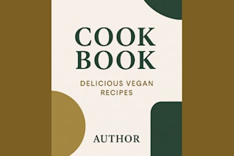 design a unique book cover for weight loss, a cookbook for kindle, and a book