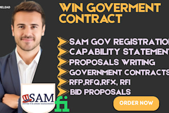 write rfp, rfq, bid proposal, contract research, government contract proposal