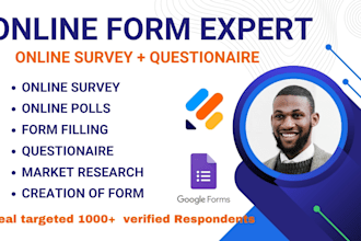 recruit 1000 targeted respondents for online survey or poll