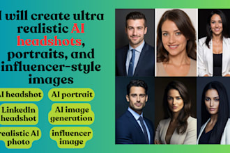 make ultra realistic ai headshots professional portraits