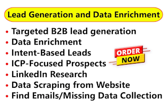 do targeted b2b lead generation and data enrichment for icp focused outreach