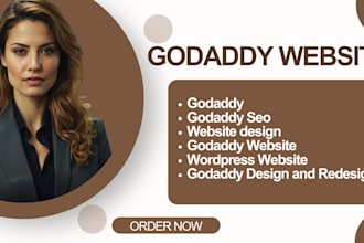 build a complete godaddy website with SEO optimization