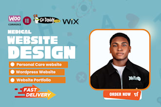 build healthcare medical website, hospital clinic homecare dental care website