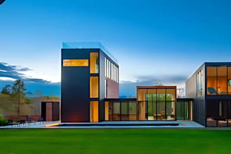 design stunning 3d shipping container home, shop, or restaurant plans