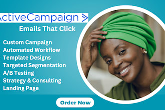 create and setup activecampaign landing page, activecampaign automations