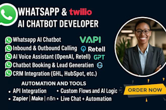 build custom ai chatbot,whatsapp ai chatbot marketing sms campaign chatbot IVR