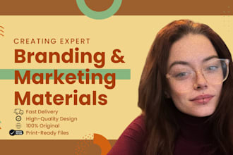 design professional brand identity and marketing materials