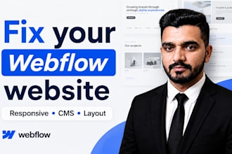 fix webflow bugs responsiveness layout and cms issues