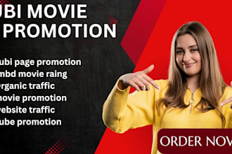 do organic tubi movie promotion to increase tubi movie ranking and viewers