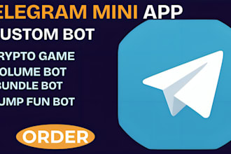 build pump fun, bundle bot, telegram mini app, crypto game, telegram mini