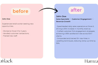 craft a powerful ai enhanced resume and linkedin bio asap