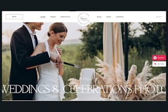 design a profitable wedding dress shopify store bridal wedding planner website