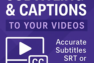 add accurate subtitles and captions to your videos in srt