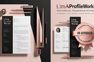 upgrade and rewrite your resume to be ats compliant and keyword optimized